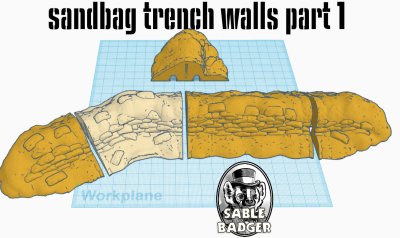 Sandbag Trench Walls part 1