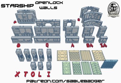 Openlock - Starship Tiles and Walls