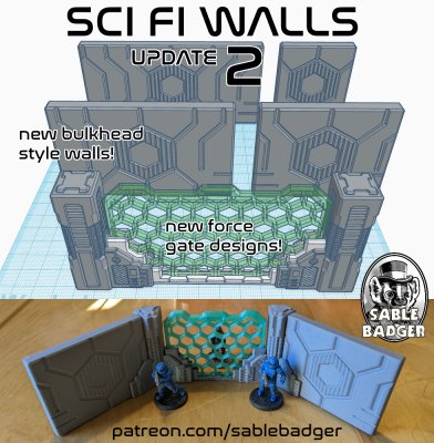 Sci Fi Walls update 2