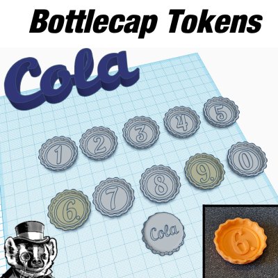 Game Tokens - Bottle Caps