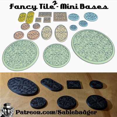 Mini Bases - Fancy Tile 2