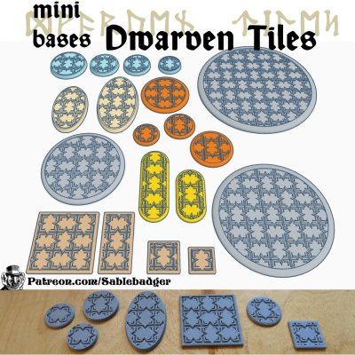 Mini Bases - Dwarven Tile