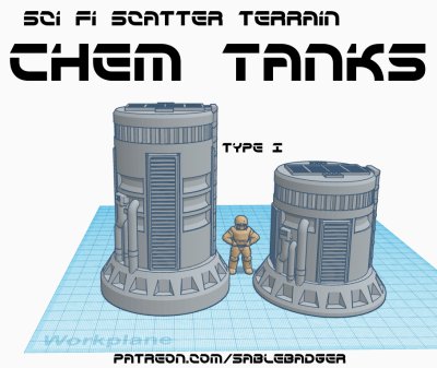 Scatter Terrain - Chem Tanks