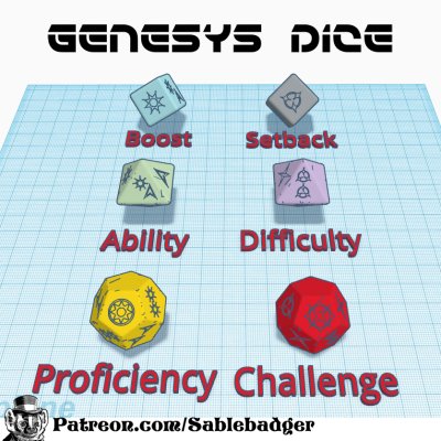 Dice - Genesys Set
