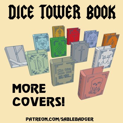 Dice Book Tower - New Covers
