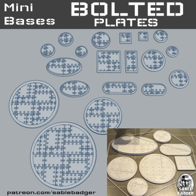 Mini Bases - Bolted Plates