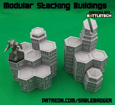 Battletech Stacking Buildings Terrain - Image 2