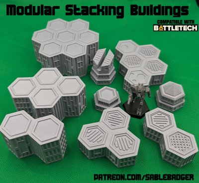 Battletech Stacking Buildings Terrain - Image 3