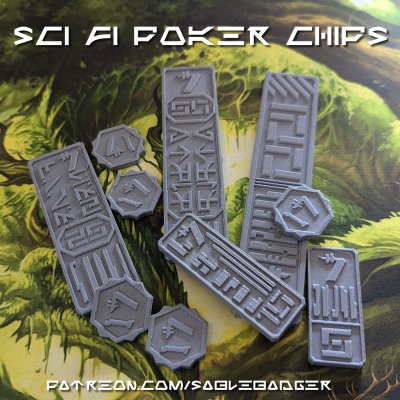 Sci Fi - Credit Chips - Image 2