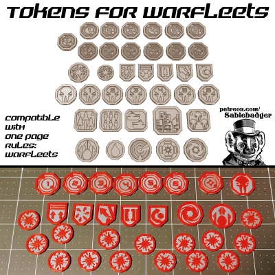 Game Tokens - OPR Warfleets Expanded