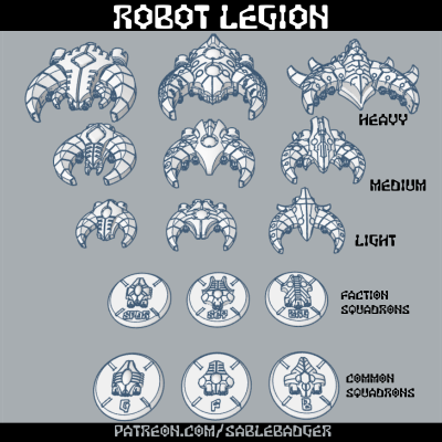 OPR Warfleets - Robot Legion