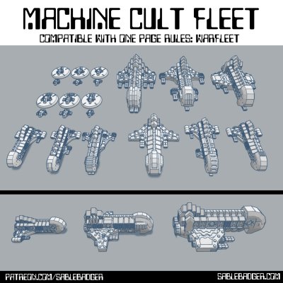 OPR Warfleets - Machine Cult - Image 1