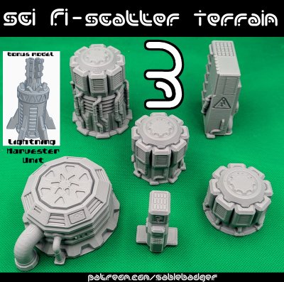 Sci Fi Scatter Terrain 3