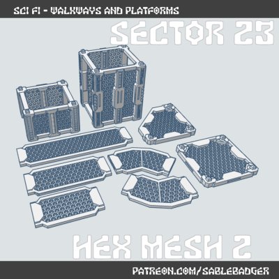Sector 23 Hex Mesh