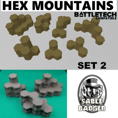 Battletech Hex Mountains