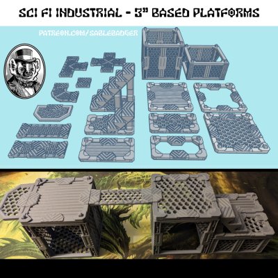Deadzone 3in - Sci Fi Industrial Terrain - Image 1