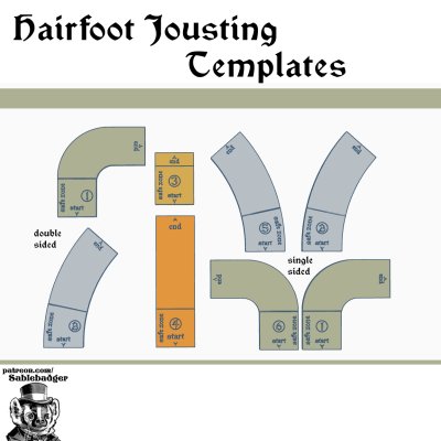 Hairfoot Jousting Templates