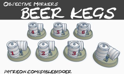 Objective Markers - Modern Beer Kegs - Image 2