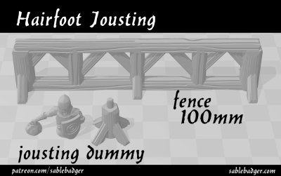 Hairfoot Jousting Fence and Dummy