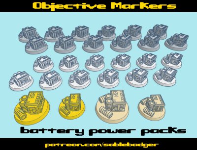 Objective Markeres - Power Battery Packs