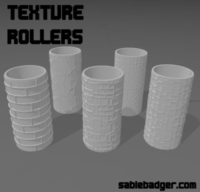 Experimental Texture Rollers