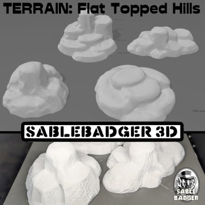 Terrain - Flat Topped Hills